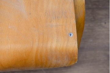 イギリスヴィンテージ　スタッキングできるスクールチェア5脚セット　(R-090182)