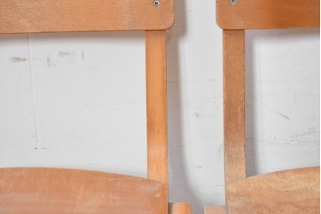 イギリスヴィンテージ　スタッキングできるスクールチェア5脚セット　(R-090183)