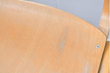 イギリスヴィンテージ　スタッキングできるスクールチェア5脚セット　(R-090184)