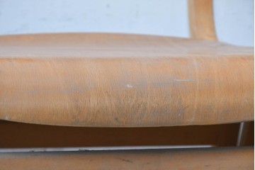 イギリスヴィンテージ　スタッキングできるスクールチェア5脚セット　(R-090184)