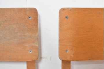 イギリスヴィンテージ　スタッキングできるスクールチェア6脚セット　(R-090186)