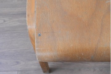 イギリスヴィンテージ　スタッキングできるスクールチェア　(R-090188)