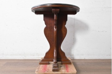 イギリスアンティーク　1940年から1960年頃　市松模様の天板が目を引くチェステーブル　(R-090194)