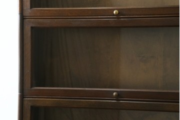 イギリスヴィンテージ　GUNN(ガン)社　オーク材　縦に重ねて使える!　クラシカルなスタッキングブックケース　(R-090199)