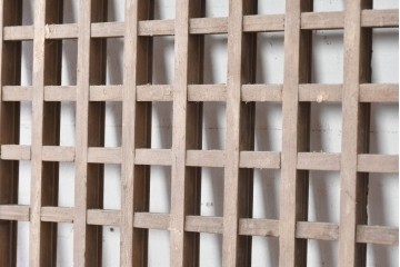 中国アンティーク建具　李朝風建具　素朴な格子デザインの窓1枚　(R-090205)