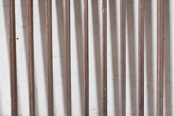 中国アンティーク建具　李朝風建具　素朴な格子デザインの窓1枚　(R-090207)
