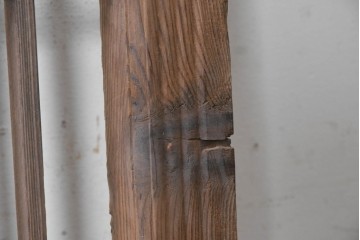 中国アンティーク建具　李朝風建具　素朴な格子デザインの窓1枚　(R-090207)