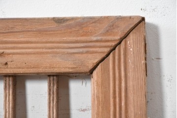 中国アンティーク建具　李朝風建具　素朴な格子デザインの窓1枚　(R-090210)