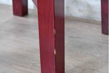 中古　中国伝統デザインの幾何学模様が目を引くモダンデザインの花台　(R-090213)