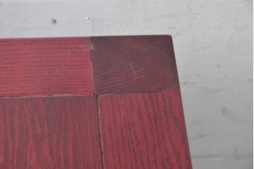 中古　中国伝統デザインの幾何学模様が目を引くモダンデザインの花台　(R-090214)
