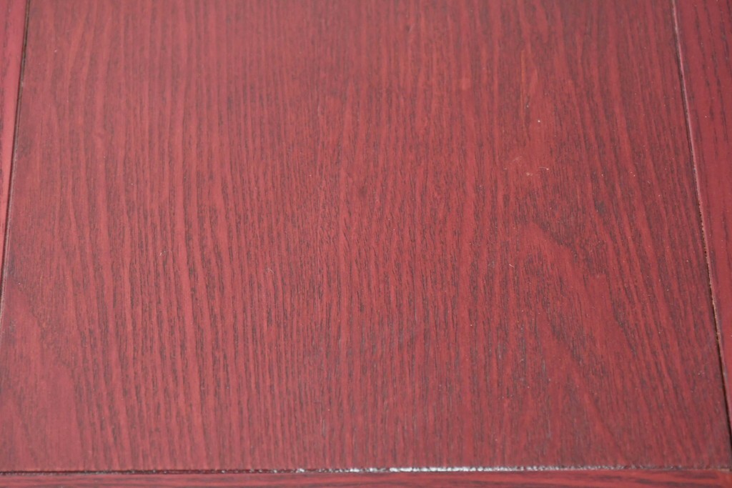 中古　中国伝統デザインの幾何学模様が目を引くモダンデザインの花台　(R-090214)