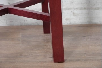 中古　中国伝統デザインの幾何学模様が目を引くモダンデザインの花台　(R-090214)