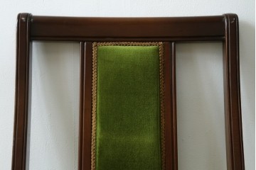 中古　美品　神戸洋家具　メープル不二屋　クラシカルなダイニングチェア　(R-090218)