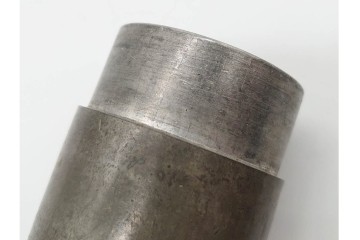 中国　泰順舘造(泰順館)　錫製　シンプルなつくりの茶入　(R-090225)