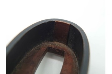 刀装具　活釼子 菊岡光朝　赤銅魚子地　高彫象嵌の縁金2点セット　(R-090227)