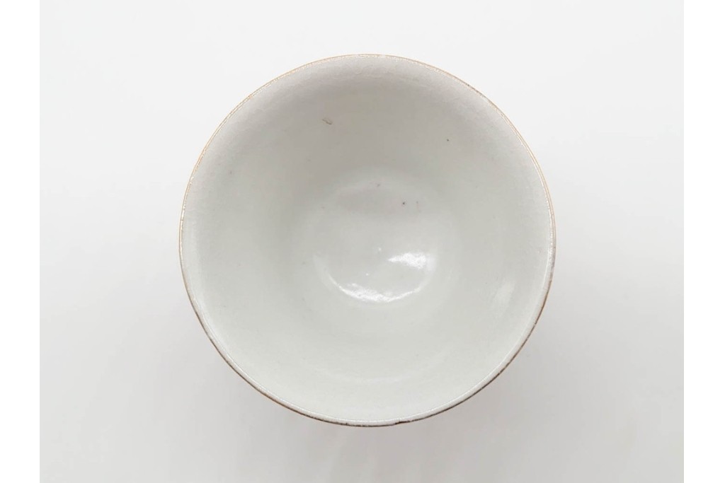 湖東焼　赤絵　華やかな松竹梅図の茶器セット　外箱付き　(R-090232)