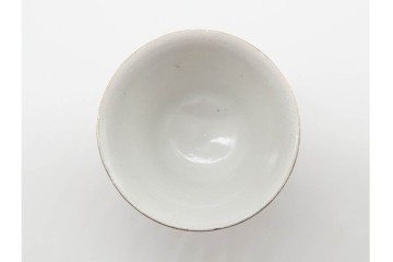 湖東焼　赤絵　華やかな松竹梅図の茶器セット　外箱付き　(R-090232)