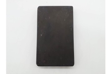 明治から大正期　木製　瓢箪文・菖蒲文　梨地蒔絵と螺鈿細工が目を引く硯箱(硯・水滴付き)　外箱付き　(R-090235)