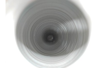 十五代 坂倉新兵衛(正治)　萩焼　高さ約21cm　上品な萩末広置花入　共箱付き　(R-090249)