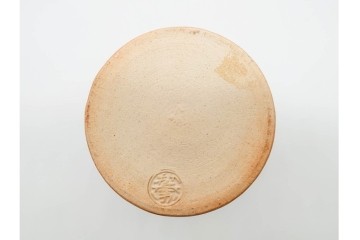 十五代 坂倉新兵衛(正治)　萩焼　高さ約21cm　上品な萩末広置花入　共箱付き　(R-090249)