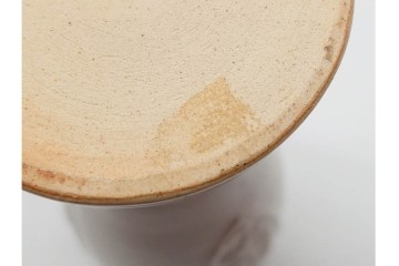 十五代 坂倉新兵衛(正治)　萩焼　高さ約21cm　上品な萩末広置花入　共箱付き　(R-090249)