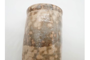 十二代 田原陶兵衛　萩焼　高さ約22cm　落ち着いた佇まいの花入　共箱付き　(R-090250)