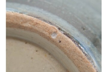 人間国宝 濱田庄司(浜田庄司)　染付　紅茶具　素朴な風合いが魅力のポット&シュガーポットセット　共箱付き　(R-090255)