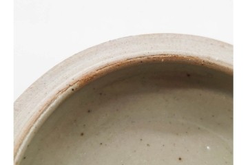 人間国宝 濱田庄司(浜田庄司)　染付　紅茶具　素朴な風合いが魅力のポット&シュガーポットセット　共箱付き　(R-090255)