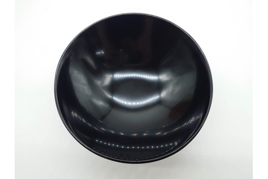 輪島塗　蒔絵　上品な蘭文のお椀5点セット　外箱付き　(R-090258)