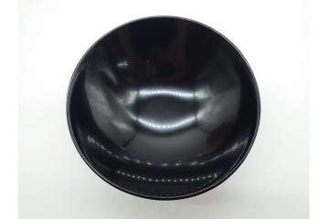 輪島塗　蒔絵　上品な蘭文のお椀5点セット　外箱付き　(R-090258)
