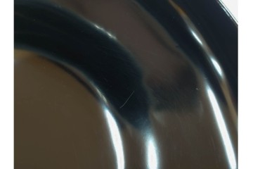 大正期　木製　漆器　艶やかな黒漆塗に菊蝶蒔絵を施した吸物椀10点セット　外箱付き　(R-090259)