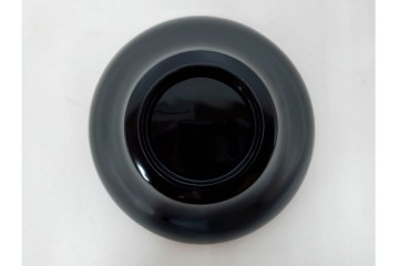 大正期　木製　漆器　艶やかな黒漆塗に菊蝶蒔絵を施した吸物椀10点セット　外箱付き　(R-090260)
