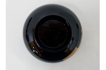 輪島塗　稲忠漆芸堂謹製　田崎昭一郎　気品漂う扇面松竹梅蒔絵の吸物椀5点セット　共箱付き　(R-090261)