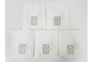 輪島塗　稲忠漆芸堂謹製　田崎昭一郎　気品漂う扇面松竹梅蒔絵の吸物椀5点セット　共箱付き　(R-090261)