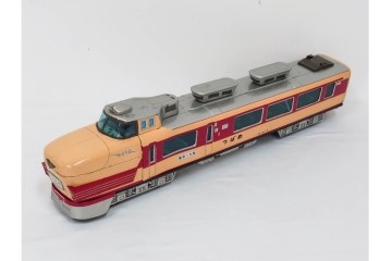 昭和レトロ　ヨネザワ(米澤玩具)　特急 つばめ号のブリキのおもちゃ(クロ151-3・東京⇔大阪)　外箱付き　(R-090266)