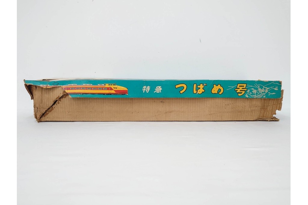 昭和レトロ　ヨネザワ(米澤玩具)　特急 つばめ号のブリキのおもちゃ(クロ151-3・東京⇔大阪)　外箱付き　(R-090266)