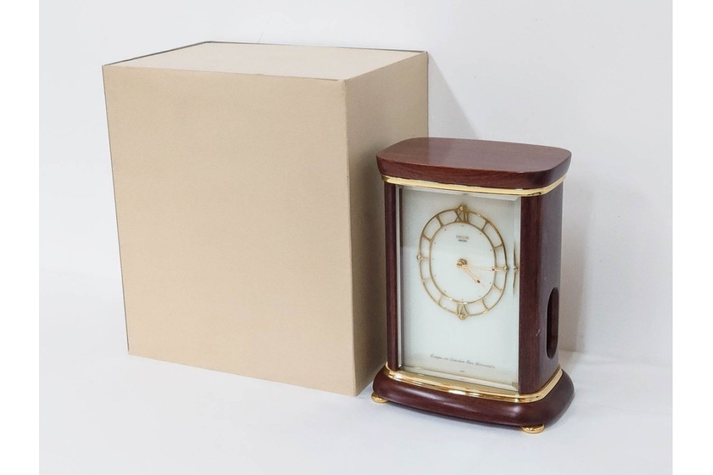 中古　SEIKO(セイコー)　DECOR(デコール)　AZ725B　気品漂う置時計　保証書・外箱付き　(R-090267)