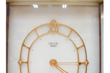 中古　SEIKO(セイコー)　DECOR(デコール)　AZ725B　気品漂う置時計　保証書・外箱付き　(R-090267)