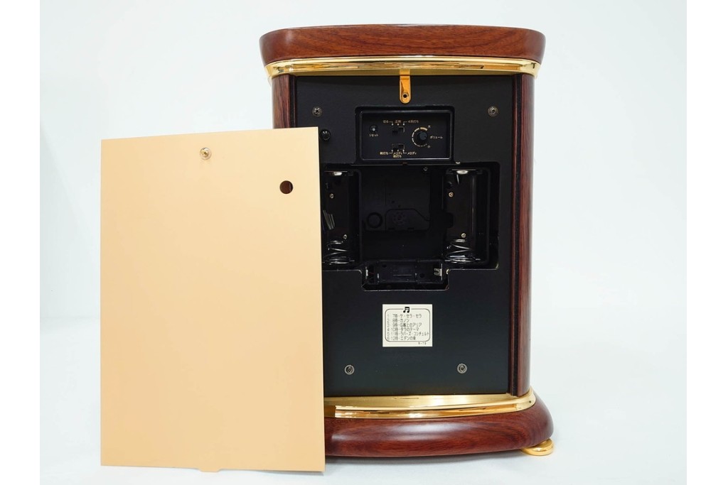 中古　SEIKO(セイコー)　DECOR(デコール)　AZ725B　気品漂う置時計　保証書・外箱付き　(R-090267)