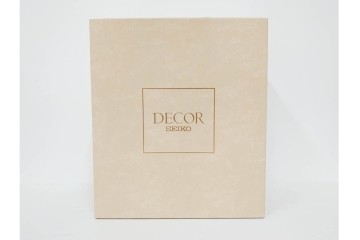 中古　SEIKO(セイコー)　DECOR(デコール)　AZ725B　気品漂う置時計　保証書・外箱付き　(R-090267)