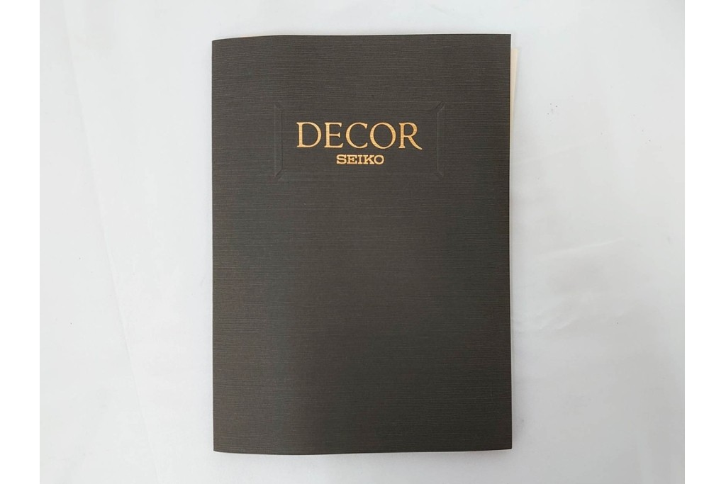 中古　SEIKO(セイコー)　DECOR(デコール)　AZ725B　気品漂う置時計　保証書・外箱付き　(R-090267)