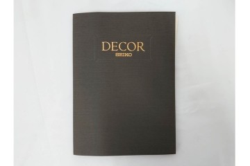 中古　SEIKO(セイコー)　DECOR(デコール)　AZ725B　気品漂う置時計　保証書・外箱付き　(R-090267)