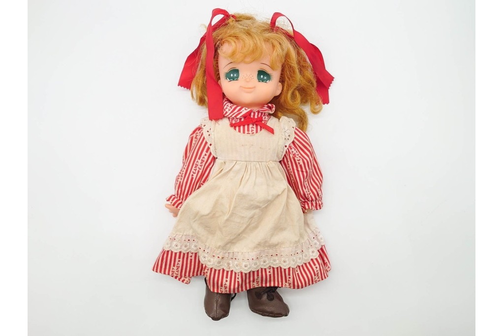 昭和期　当時物!　ポピー　原作 水木杏子・作画 いがらしゆみこ　「キャンディ・キャンディ」　高さ約36cm　 人形2点セット　※片手なし　(R-090268)