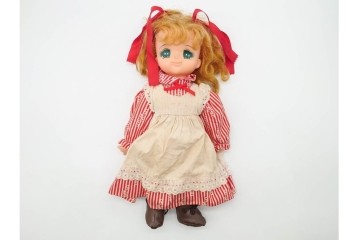 昭和期　当時物!　ポピー　原作 水木杏子・作画 いがらしゆみこ　「キャンディ・キャンディ」　高さ約36cm　 人形2点セット　※片手なし　(R-090268)