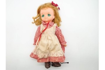 昭和期　当時物!　ポピー　原作 水木杏子・作画 いがらしゆみこ　「キャンディ・キャンディ」　高さ約36cm　 人形2点セット　※片手なし　(R-090268)