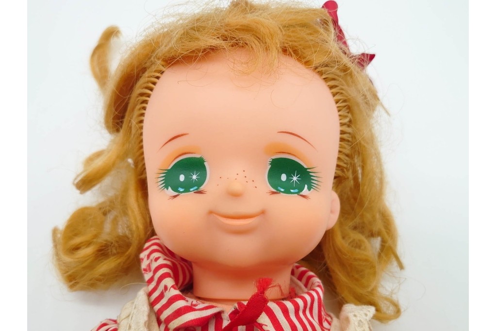 昭和期　当時物!　ポピー　原作 水木杏子・作画 いがらしゆみこ　「キャンディ・キャンディ」　高さ約36cm　 人形2点セット　※片手なし　(R-090268)