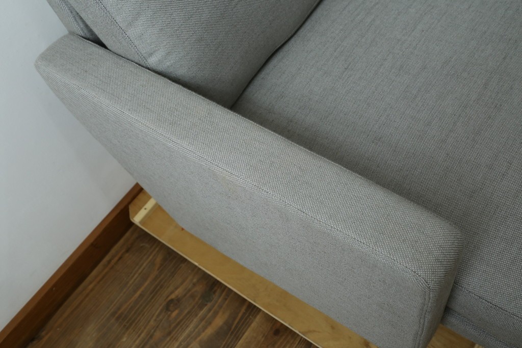 中古　美品　FRITZ HANSEN(フリッツハンセン)　ピエロ・リッソーニ(Piero Lissoni)デザイン　PL112S　洗練されたフォルムの2人掛けソファ　定価約110万円　(R-090280)