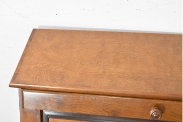 中古　美品　蝦夷(えぞ)民芸家具　上品な佇まいのライティングビューロー　(R-090292)