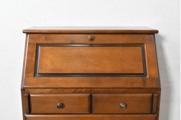 中古　美品　蝦夷(えぞ)民芸家具　上品な佇まいのライティングビューロー　(R-090292)