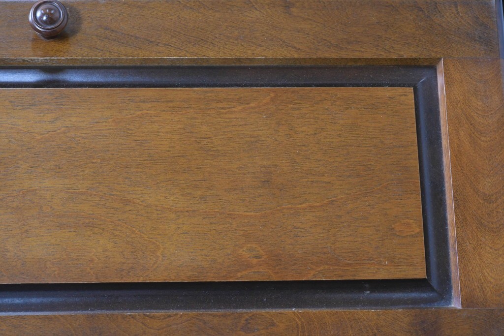 中古　美品　蝦夷(えぞ)民芸家具　上品な佇まいのライティングビューロー　(R-090292)